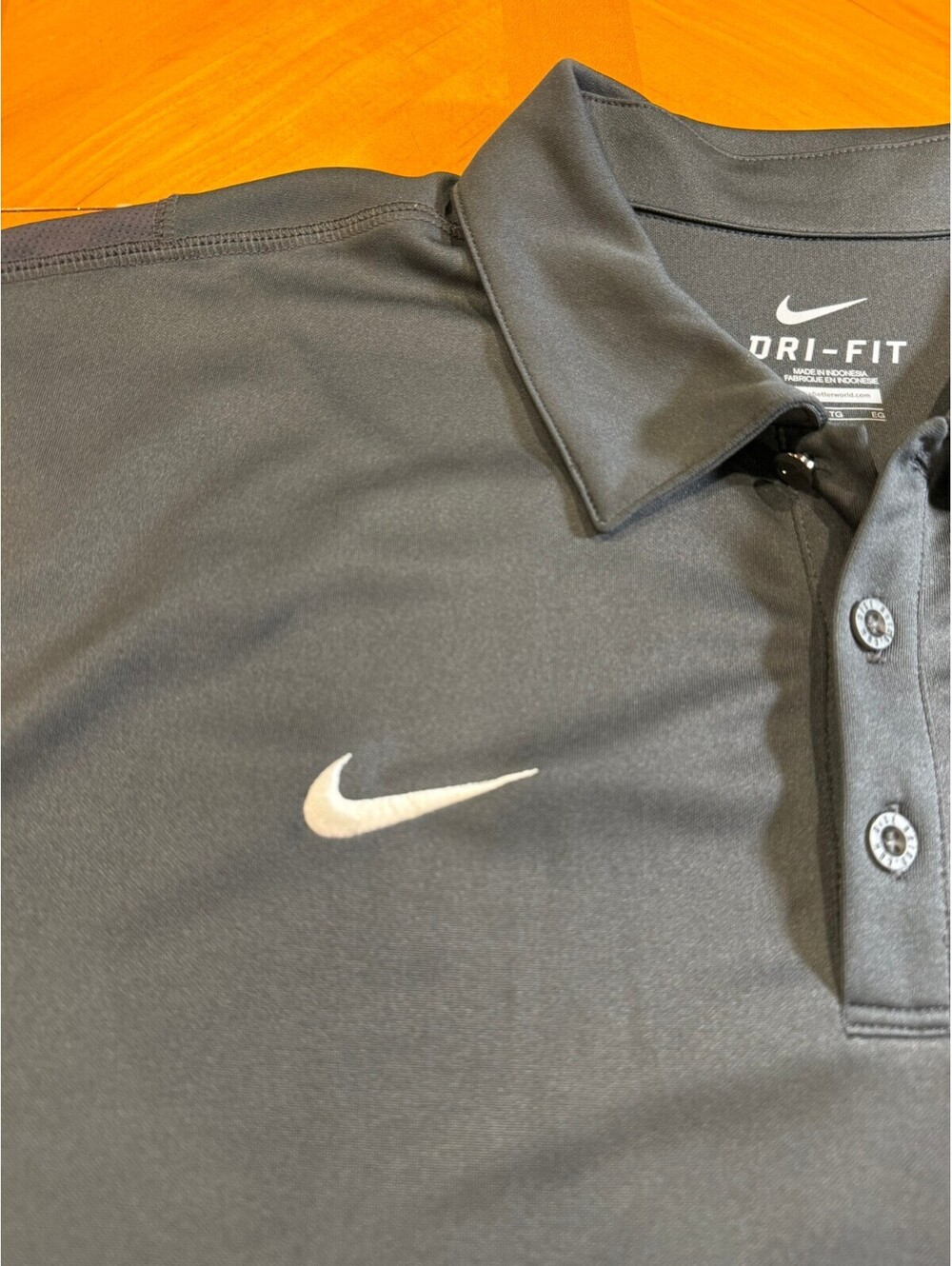 Nike Dri-FIT Team USA 2012 Polo Shirt Mens XL Gray Performance Golf Olympic